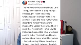 Trump RIPS Charlamagne "tha god"