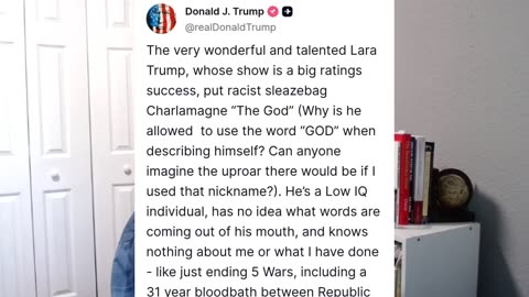 Trump RIPS Charlamagne "tha god"