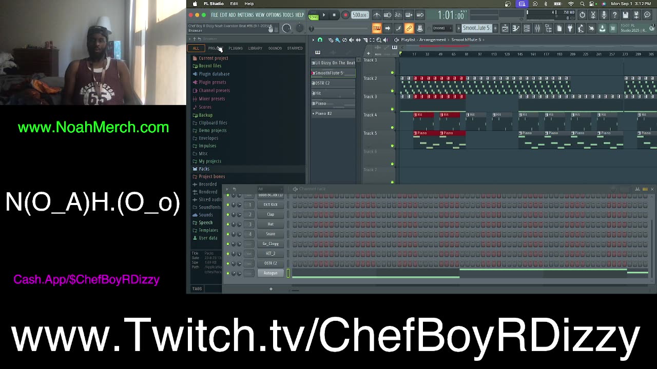Chef Boy R Dizzy VLOG: @Twitch #Stream (O_o) #September #1 #2025 (O_o) www.Twitch.tv/ChefBoyRDizzy