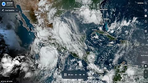 Miran Rubin - Tropical Storm Barry 2025 - Hurricane Flossie 2025 - Zoom Earth | Hurricane Tracker