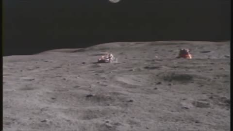 Moon Buggy footage Apollo 16