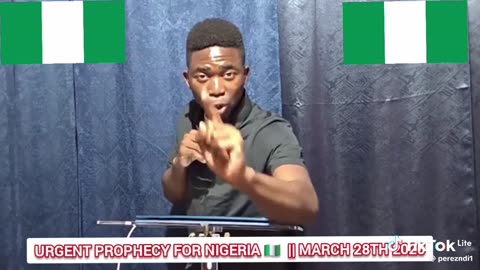 Prophecy warning to Nigeria