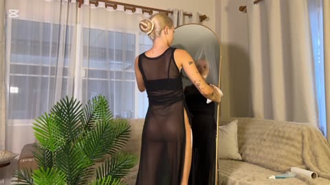4K Transparent cleaning home with me try on haul