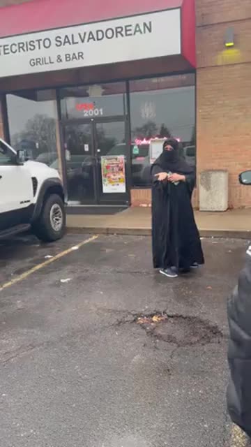 The angrier they get the guiltier they look A Somali in a full burqa asked about her daycare