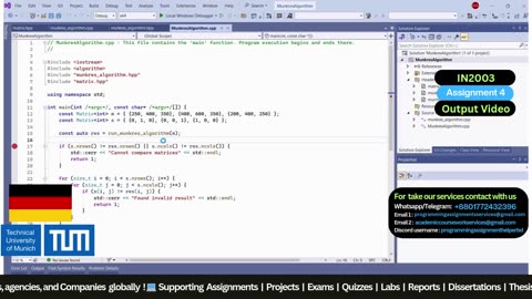 Student Work (Assignment) | IN2003 Assignment 4 - Advanced Algorithms and Data Structures | TUM
