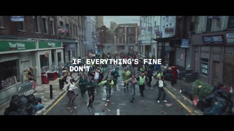 Coinbase releases new advert mocking modern Britain but could be Europe as well.