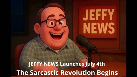 JEFFY NEWS Launches July 4th – The Sarcastic Revolution Begins