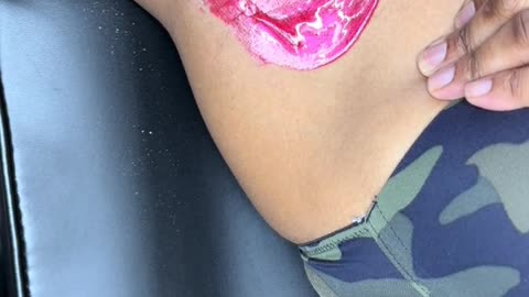 Underarm Waxing Using Sexy Smooth Cherry Desire Scented Hard Wax | @relaxation_by_ryan