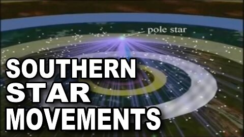 Southern Stars in a stationary non spinning earth.
