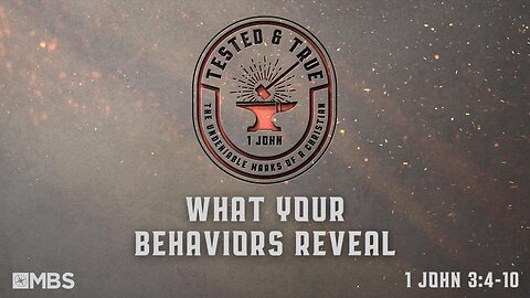 What Your Behaviors Reveal (1 John 3:4-10) | Men's Bible Study | Pastor Kellen Allen