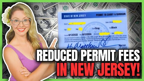Reduced Permit Fees in New Jersey