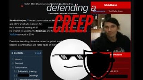 Enayy and Wikitubia defends and supports Shadman. Defending the Undefendable part 2.