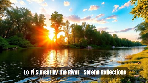 Lo-Fi Sunset by the River – Serene Reflections