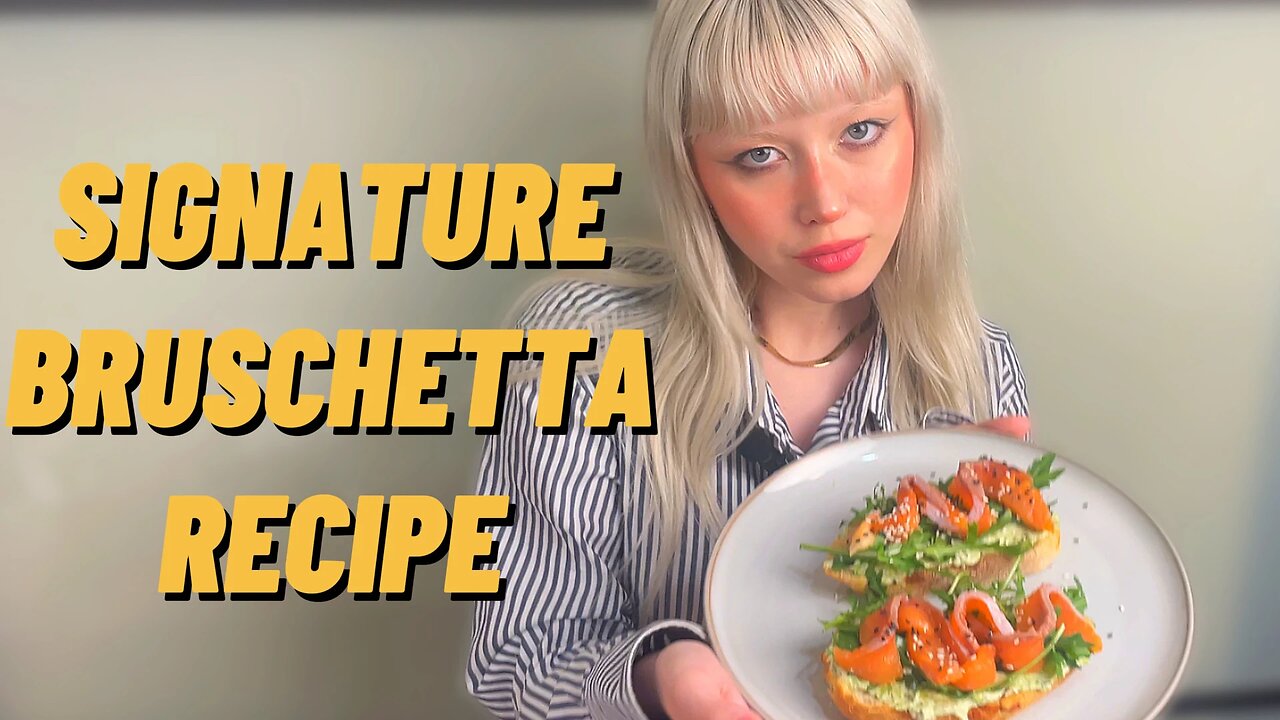 How to Make My Signature Bruschetta
