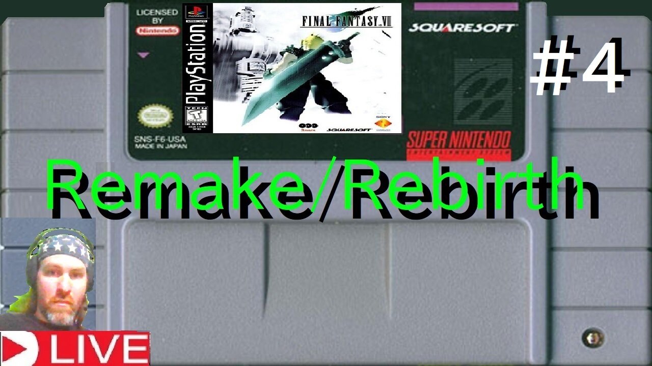 Final Fantasy VII remake/rebirth part #4 (livestream) live