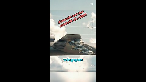The giant CL-1201 aircraft has a wing that can carry 24 fighter jets