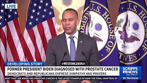 Hakeem Jeffries: It’s Wrong to Question Biden Decline Cover-Up After Cancer Diagnosis