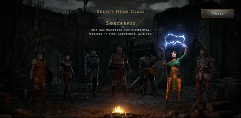 Diablo 2 Resurrected - Ambiance only - Sorceress