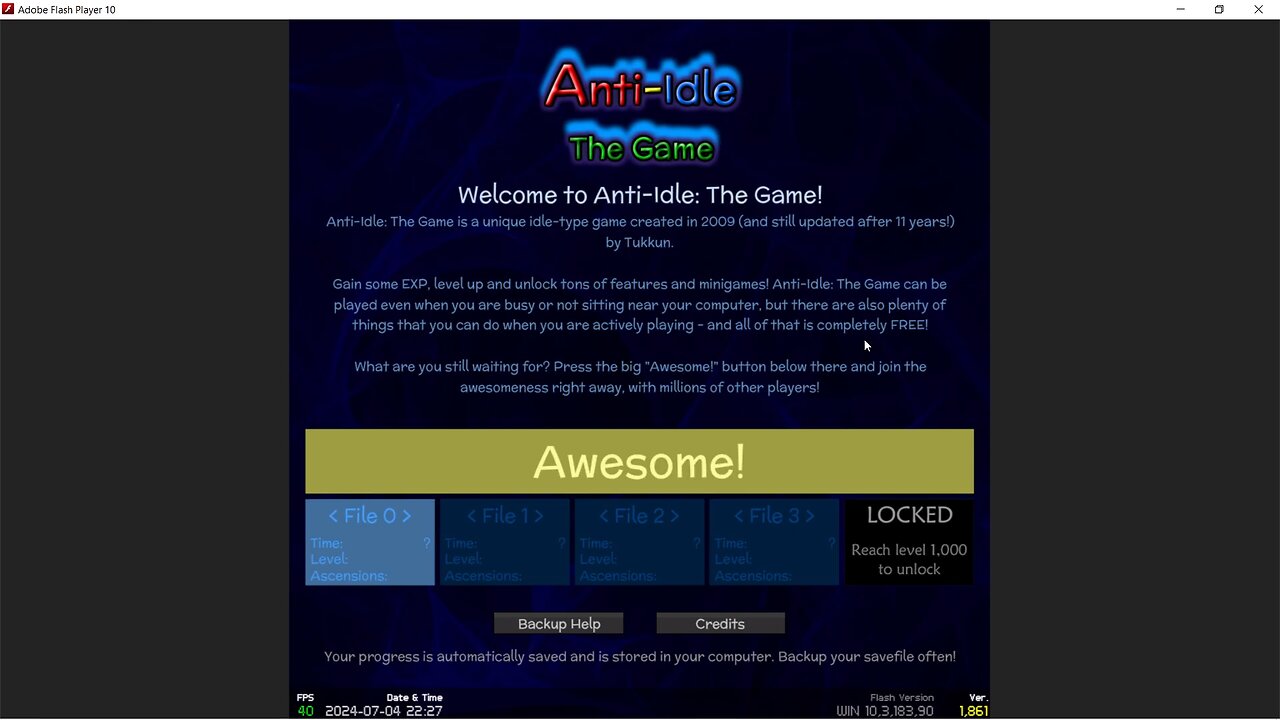 Anti-Idle: The Game (Flash Game)