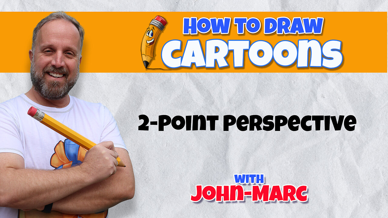 📐 How to Draw in 2-Point Perspective – Step-by-Step Lesson!