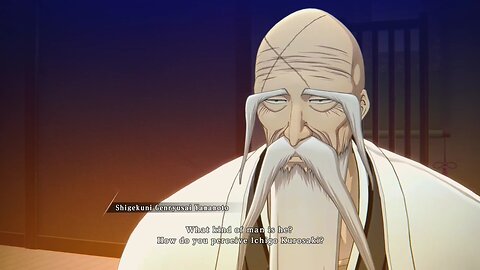 shigekuni genryusai yamoto all dialogue/cutscenes/secret story BLEACH Rebirth of Souls