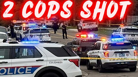 STANDOFF! 2 Ohio COPS SHOT During Traffic Stop. Taken to Hospital
