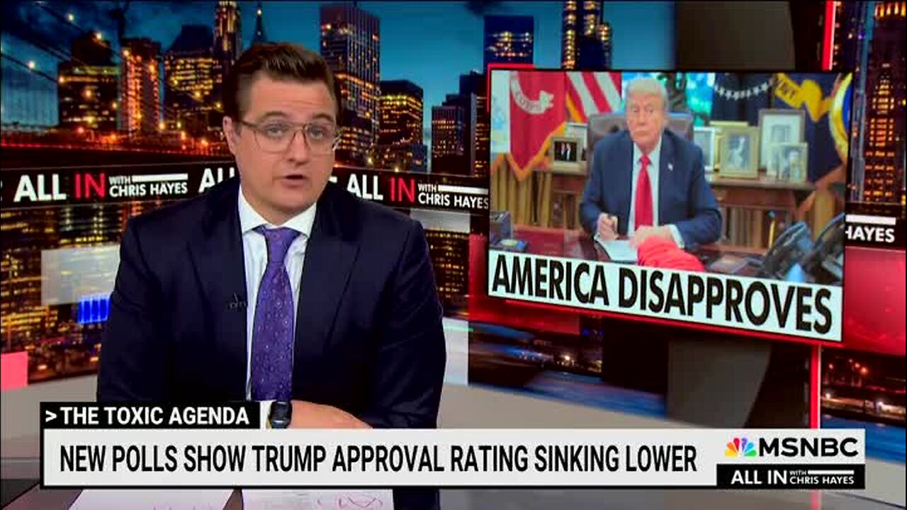 Chris Hayes on Trump’s Declining Polls: ‘Even Fox News Has No Choice But to Face this Reality’