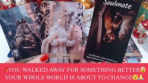 💖YOU WALKED AWAY FOR SOMETHING BETTER🤯YOUR WHOLE WORLD IS ABOUT TO CHANGE😮🙏 COLLECTIVE LOVE TAROT💓🙏