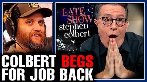 Stephen Colbert Hits ROCK BOTTOM & Begs For His Job Back & Rachel Maddow PANICS They Lost Control