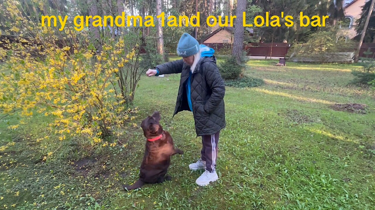 My grandma1 and our Lola's bar