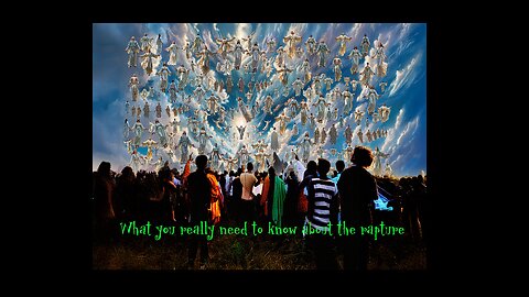 What you really need to know about the rapture Dr. Ronald Fanter