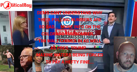 CNN is at a loss with polls. More info on the Colorado incident, and Waters is facing huge fine...