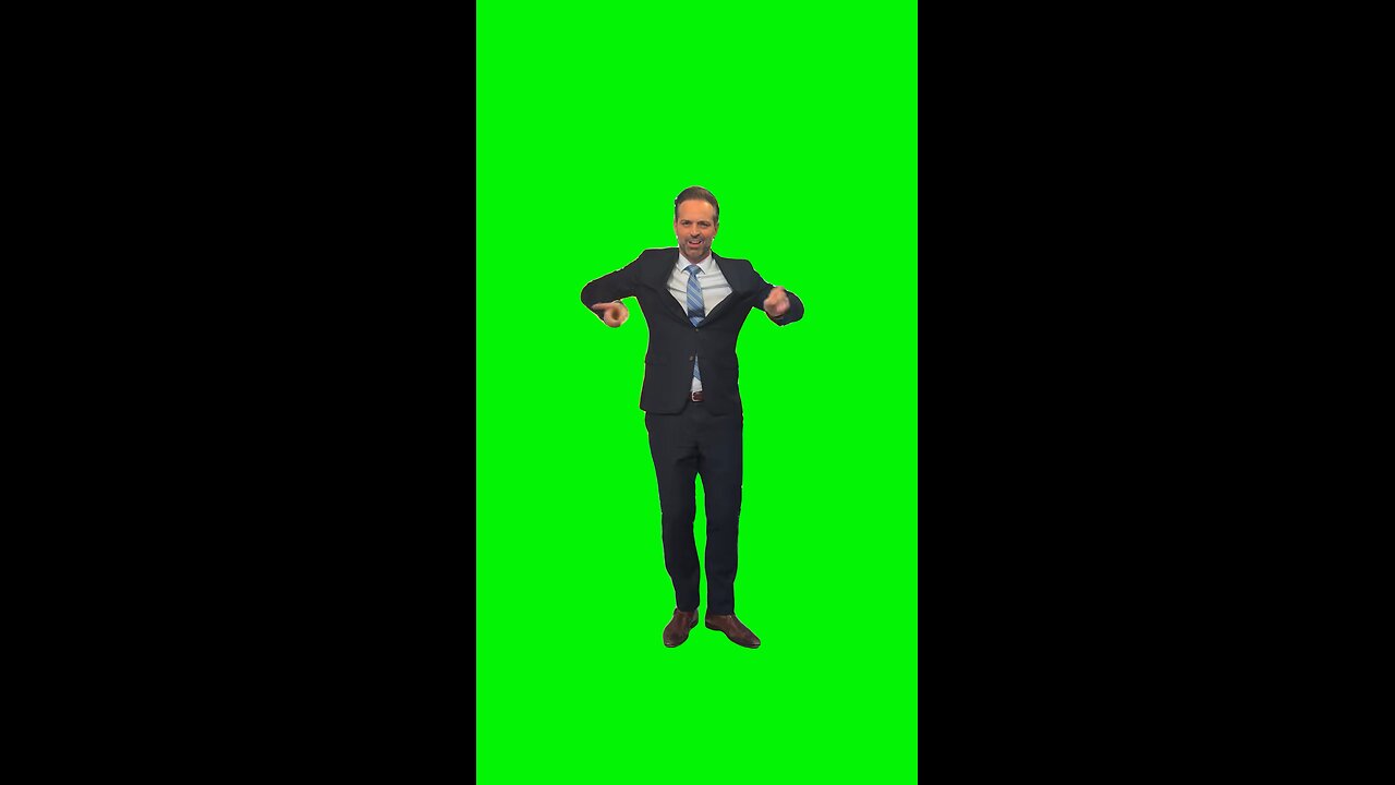 Weatherman Dancing | Green Screen