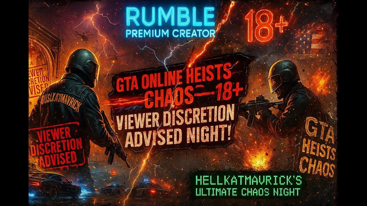 GTA Online Heists & Chaos—18+ Viewer Discretion Advised Day/Night!