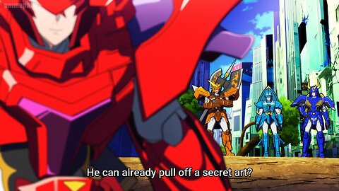 pushing them back | Yoroi Shin Den Samurai Troopers