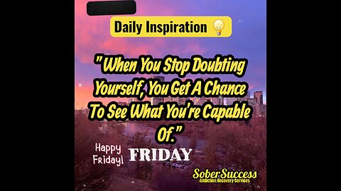 🗣Take Action & STOP Doubting Yourself!💪#DailyInspiration #MorningQuote #SoberCoach #Quotes
