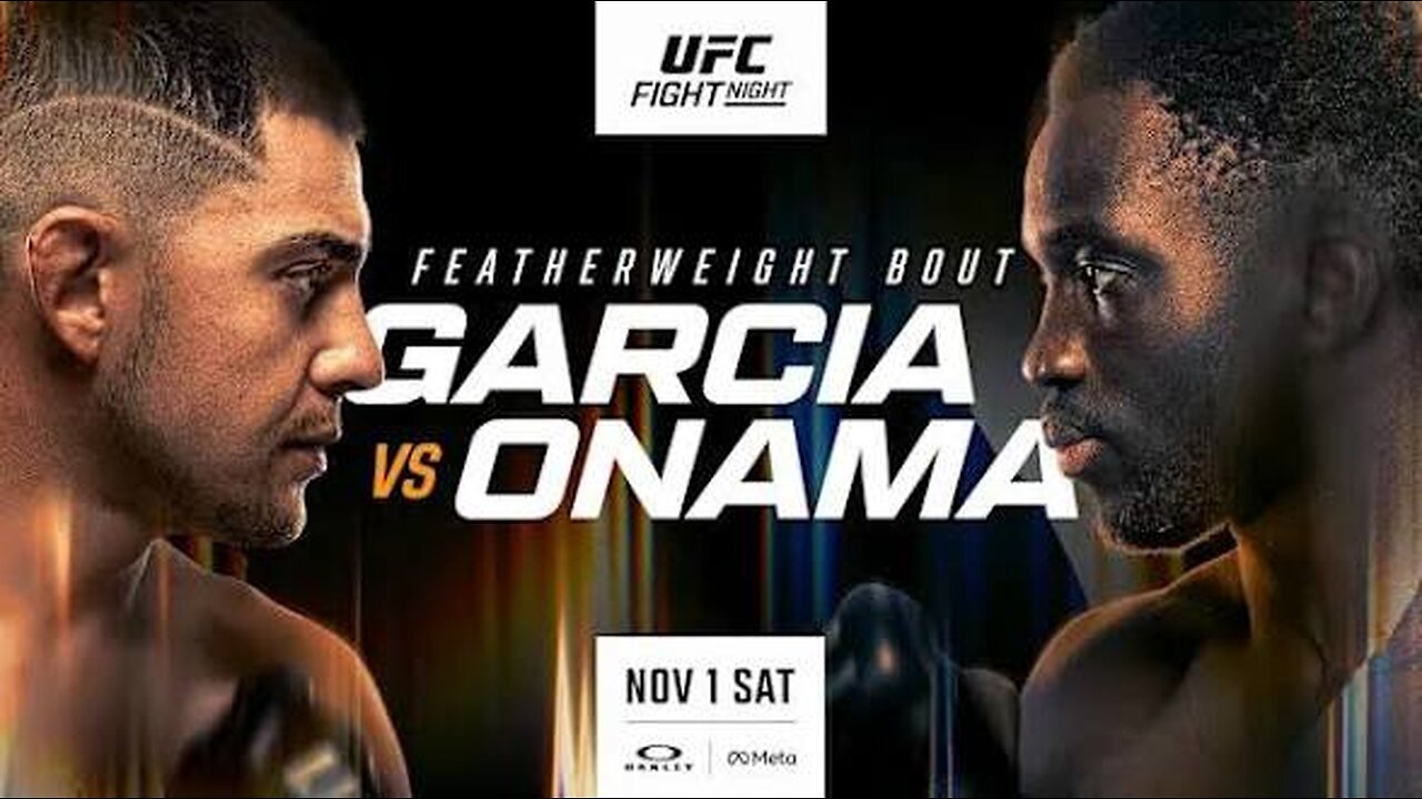 UFC FIGHT NIGHT: STEVE GARCIA VS DAVID ONAMA | FULL CARD PICKS