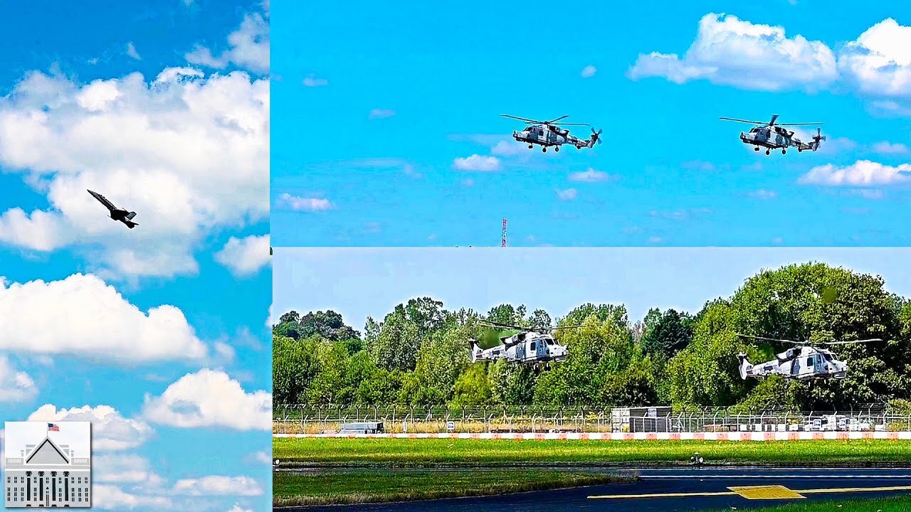 Flight Line at Royal International Air Tattoo Airshow - RAF Fairford