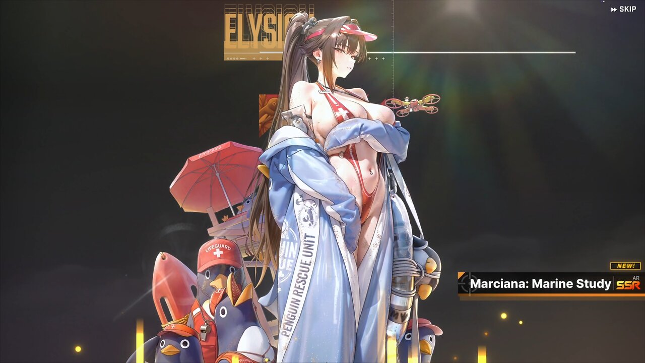Goddess of Victory: Nikke Pulling For Marciana Marine Study