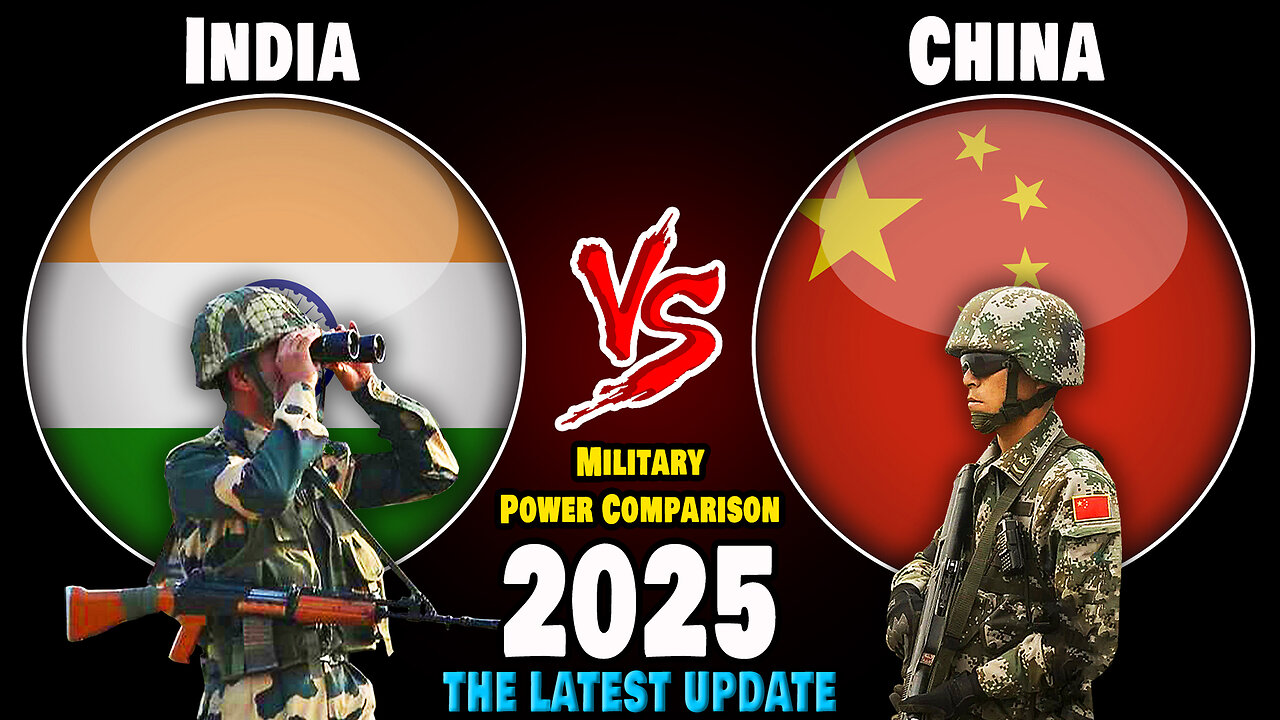 India vs China Military Power Comparison 2025 | China vs India Military Power 2025