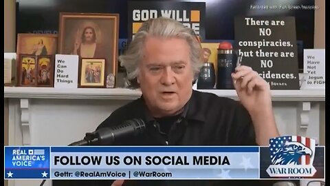 BANNON REMINDS>IT'S THE DEEP STATE & ISRAEL VS. TRUMP & U.S. CITIZENS - 37 mins.