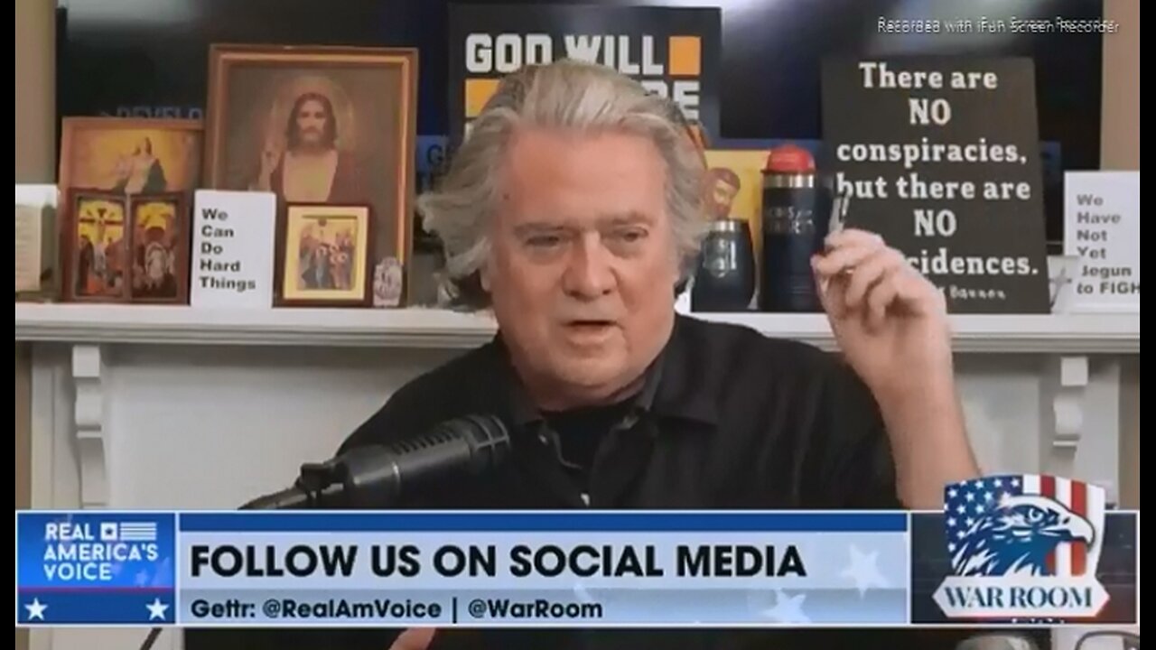 BANNON REMINDS>IT'S THE DEEP STATE & ISRAEL VS. TRUMP & U.S. CITIZENS - 37 mins.
