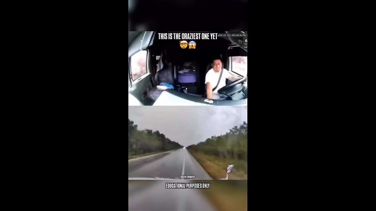 Tractor trailer crashes into other vehicle then burst into flames!!!!🔥