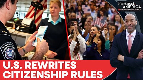 Trump Administration Rolls Out Stricter US Citizenship Test | Firstpost America | N18G