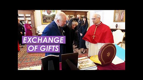 King Charles and Pope Leo XIV Exchange Gifts During Historic Vatican Visit