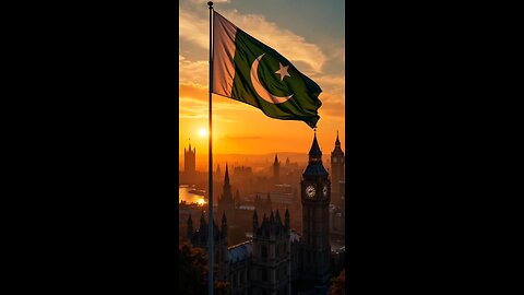 "London Skyline 🇵🇰 | Pakistan Flag Drone"