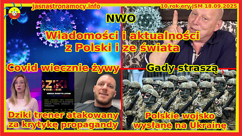 Wiadomości i aktualności Covid wiecznie żywy Dziki trener atakowany Polskie wojsko na Ukrainę