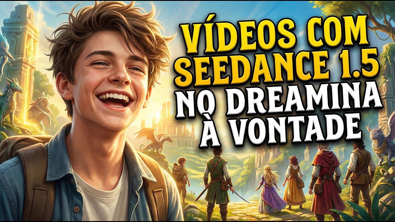 SEEDANCE 1.5 PROVISORIAMENTE ILIMITADO NO DREAMINA - TUTORIAL DE COMO USAR E CRIAR VÍDEOS