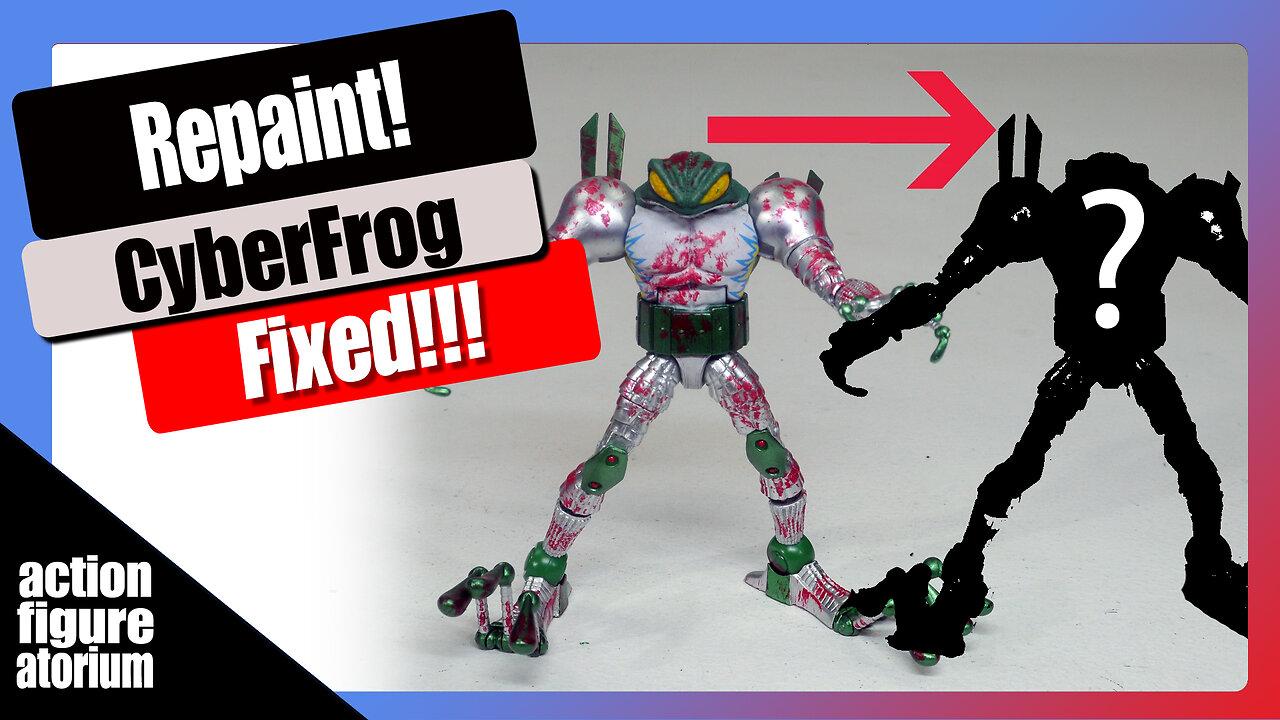 Custom Repaint | CyberFrog Fixed! | Bloodsplattered Variant Gets a Remake