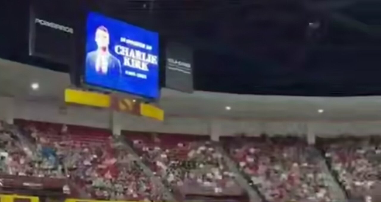 Arizona State University really came out to show support and honor Charlie Kirk